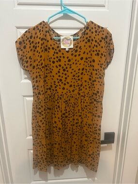 Tiered Leopard Print Dress